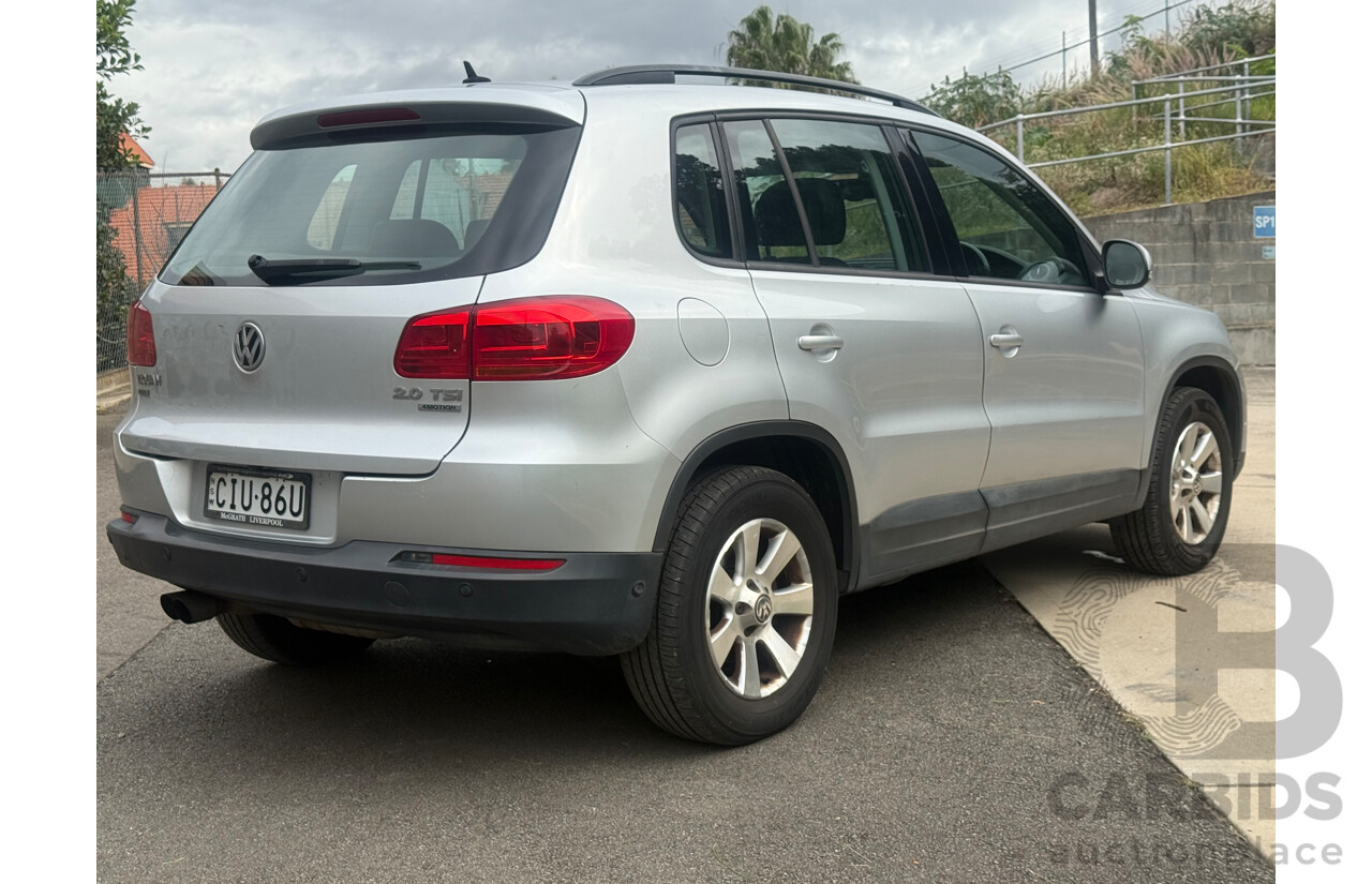 1/2012 Volkswagen Tiguan 132 TSI Pacific (AWD) 5NC MY12 4d Wagon Silver Turbo 2.0L