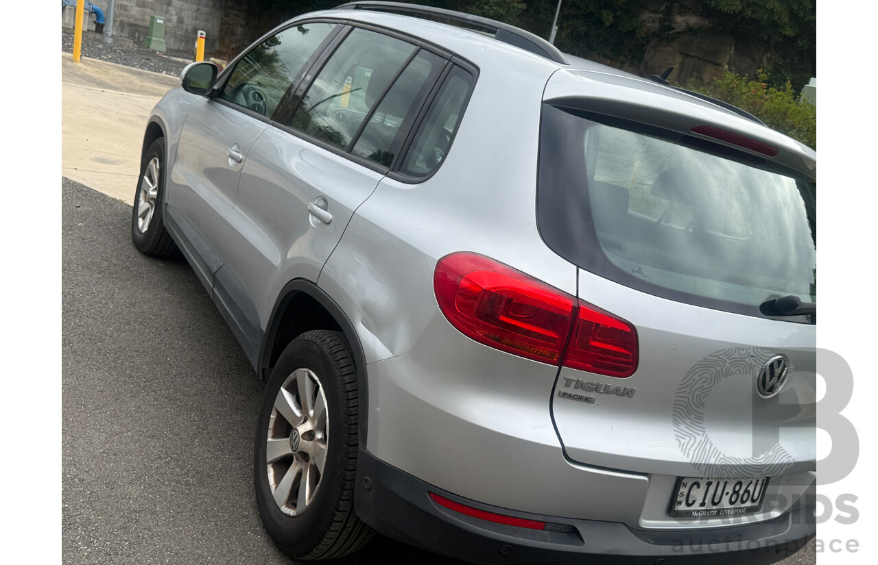 1/2012 Volkswagen Tiguan 132 TSI Pacific (AWD) 5NC MY12 4d Wagon Silver Turbo 2.0L