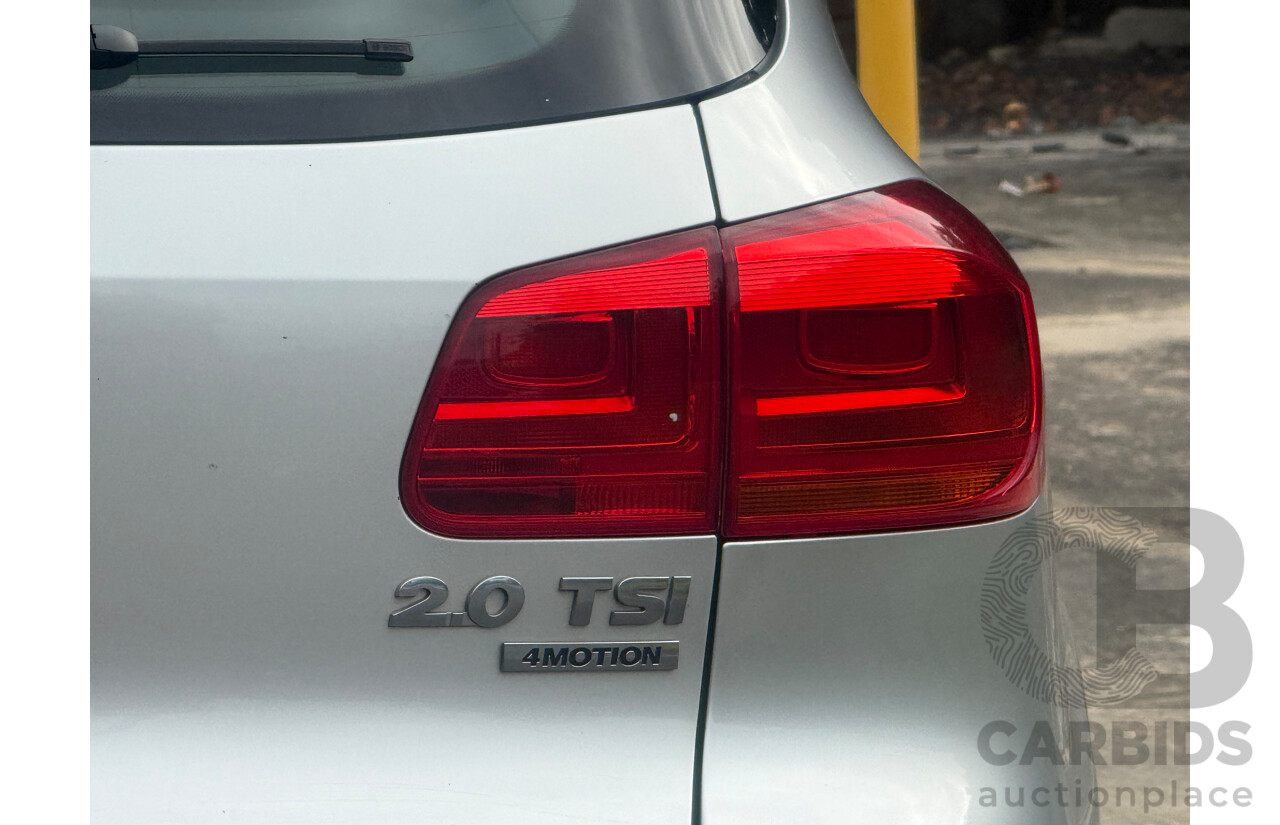 1/2012 Volkswagen Tiguan 132 TSI Pacific (AWD) 5NC MY12 4d Wagon Silver Turbo 2.0L