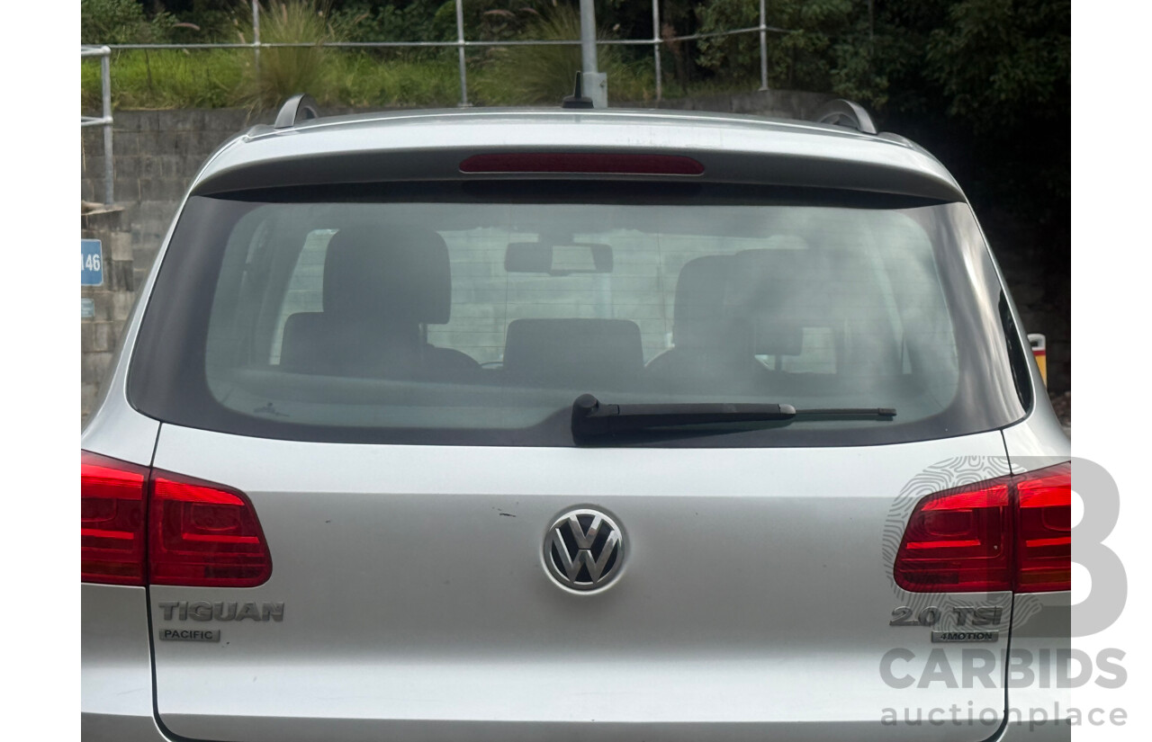 1/2012 Volkswagen Tiguan 132 TSI Pacific (AWD) 5NC MY12 4d Wagon Silver Turbo 2.0L