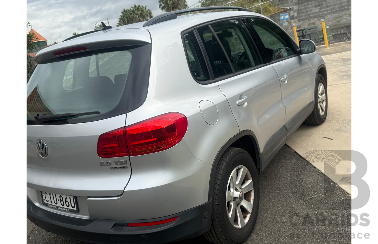 1/2012 Volkswagen Tiguan 132 TSI Pacific (AWD) 5NC MY12 4d Wagon Silver Turbo 2.0L