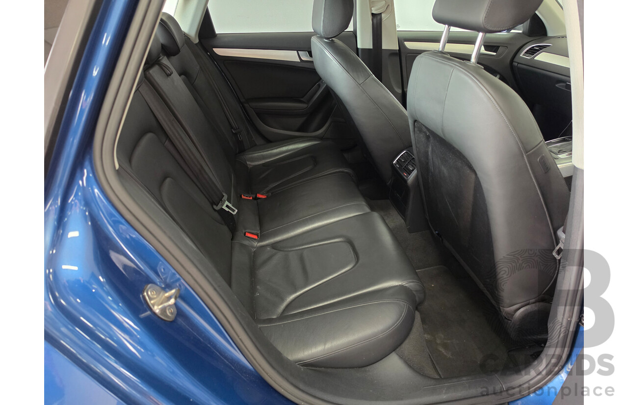 01/2012 Audi A4 2.0 TFSI B8 (8K) MY11 4D Sedan Blue 2.0L