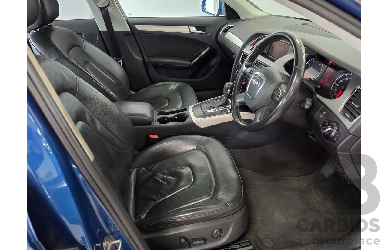 01/2012 Audi A4 2.0 TFSI B8 (8K) MY11 4D Sedan Blue 2.0L