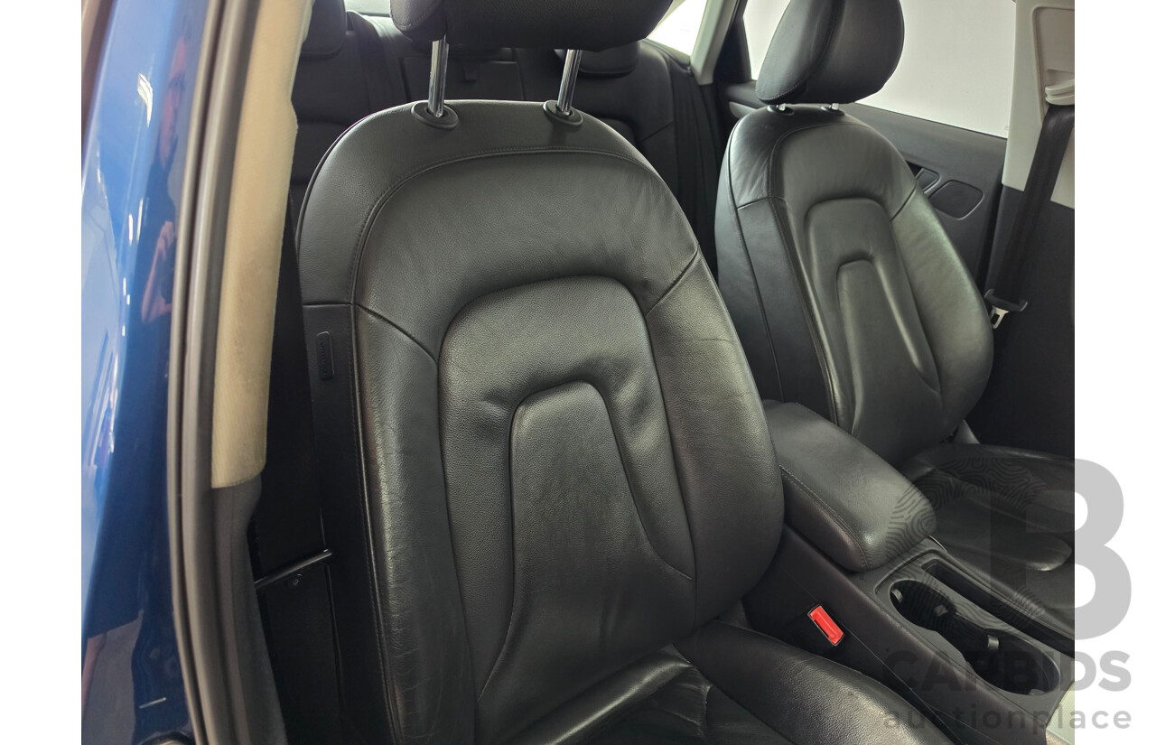 01/2012 Audi A4 2.0 TFSI B8 (8K) MY11 4D Sedan Blue 2.0L