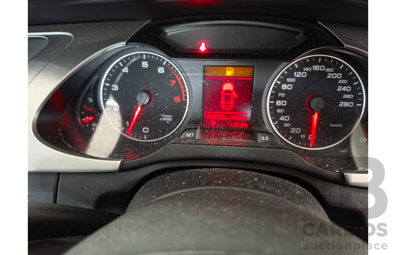 01/2012 Audi A4 2.0 TFSI B8 (8K) MY11 4D Sedan Blue 2.0L
