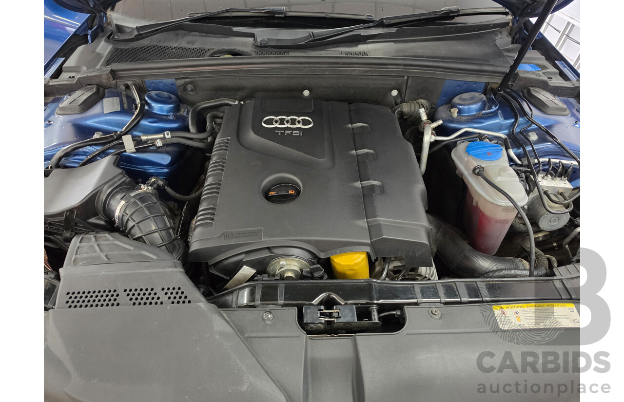 01/2012 Audi A4 2.0 TFSI B8 (8K) MY11 4D Sedan Blue 2.0L