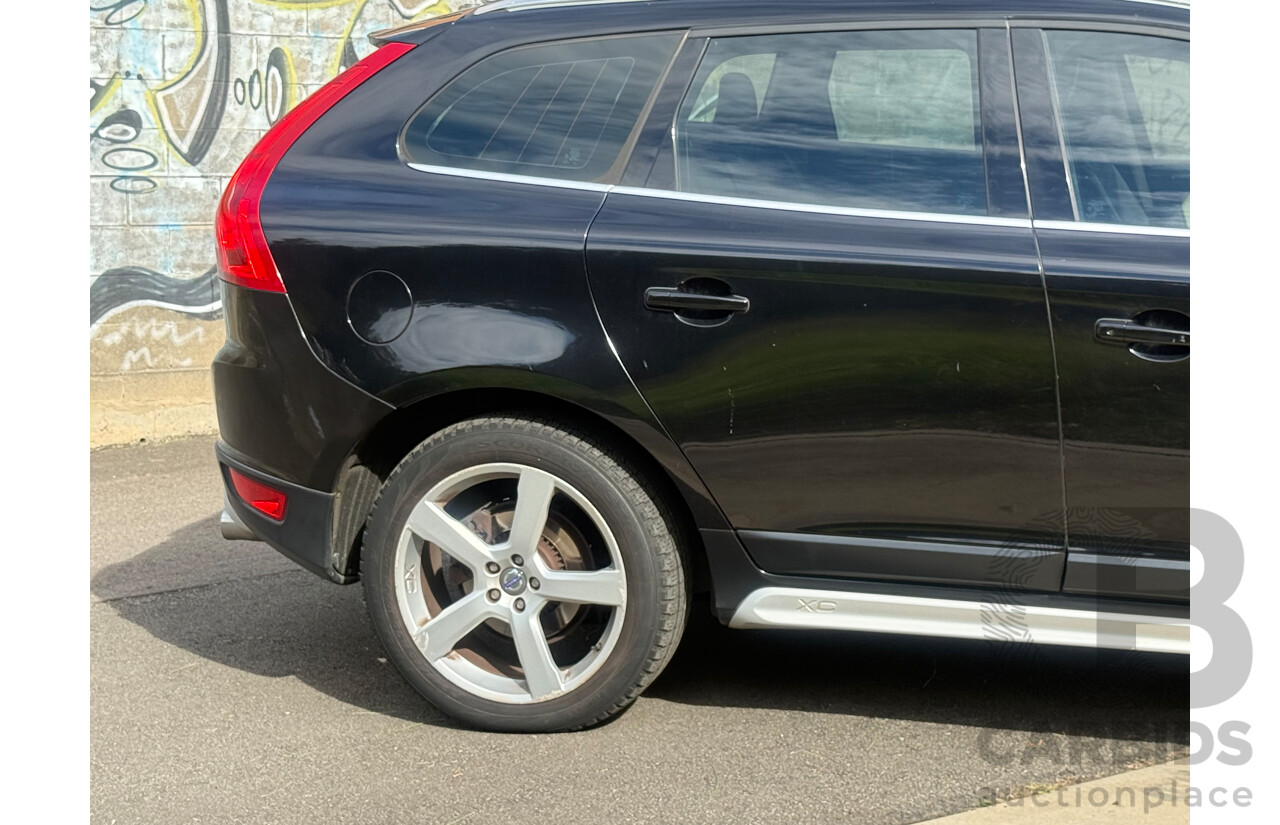 1/2014 Volvo XC60 D5 R-Design (AWD) DZ MY14 4d Wagon Black Turbo Diesel 2.4L