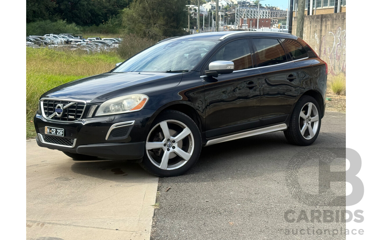 1/2014 Volvo XC60 D5 R-Design (AWD) DZ MY14 4d Wagon Black Turbo Diesel 2.4L