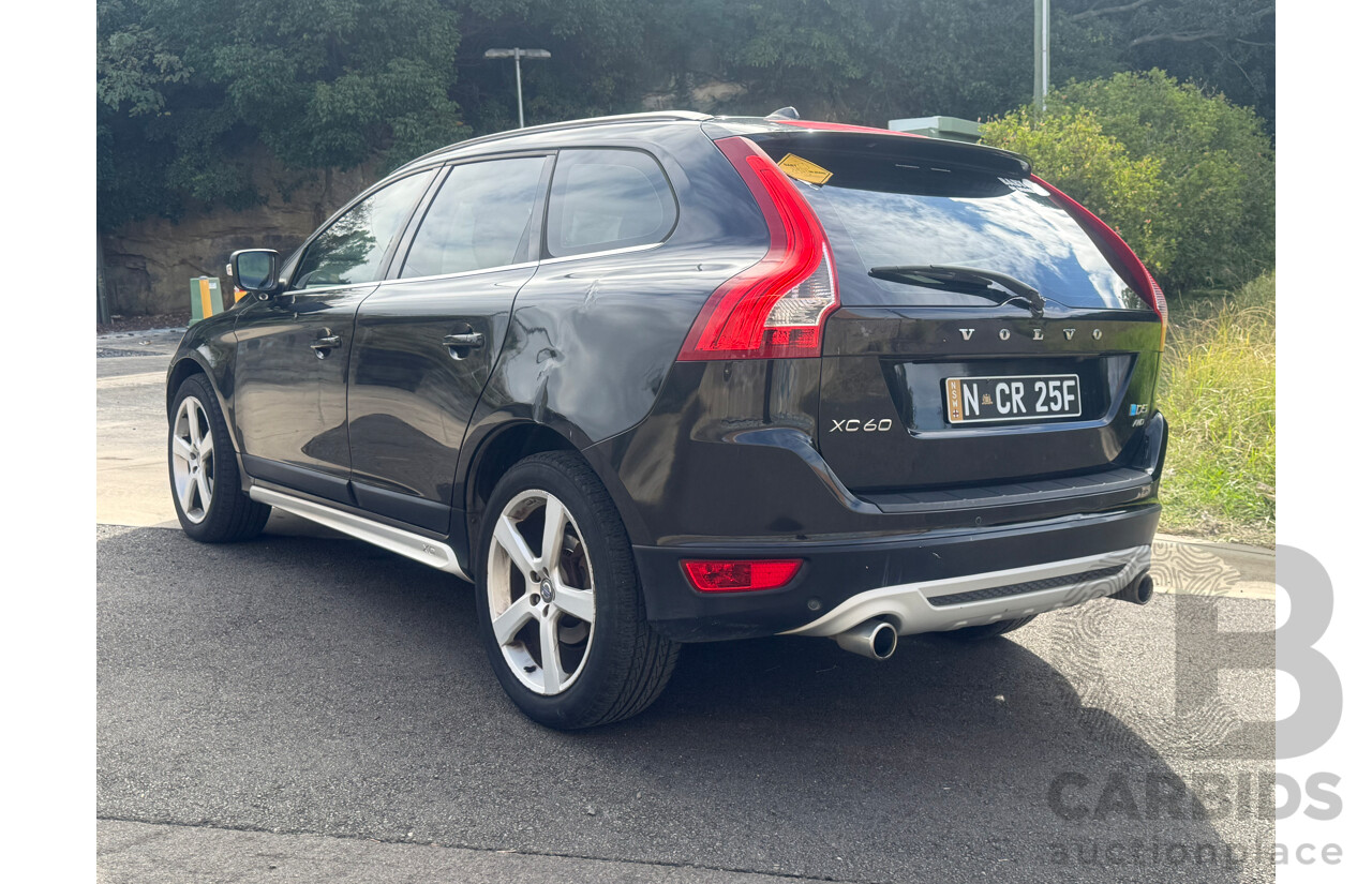 1/2014 Volvo XC60 D5 R-Design (AWD) DZ MY14 4d Wagon Black Turbo Diesel 2.4L