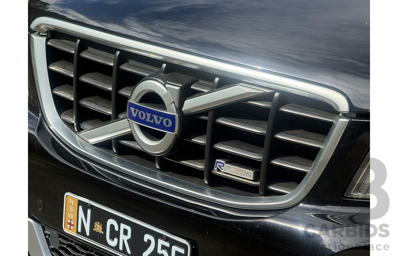 1/2014 Volvo XC60 D5 R-Design (AWD) DZ MY14 4d Wagon Black Turbo Diesel 2.4L