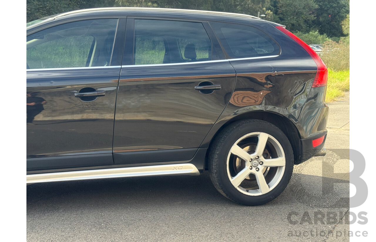 1/2014 Volvo XC60 D5 R-Design (AWD) DZ MY14 4d Wagon Black Turbo Diesel 2.4L