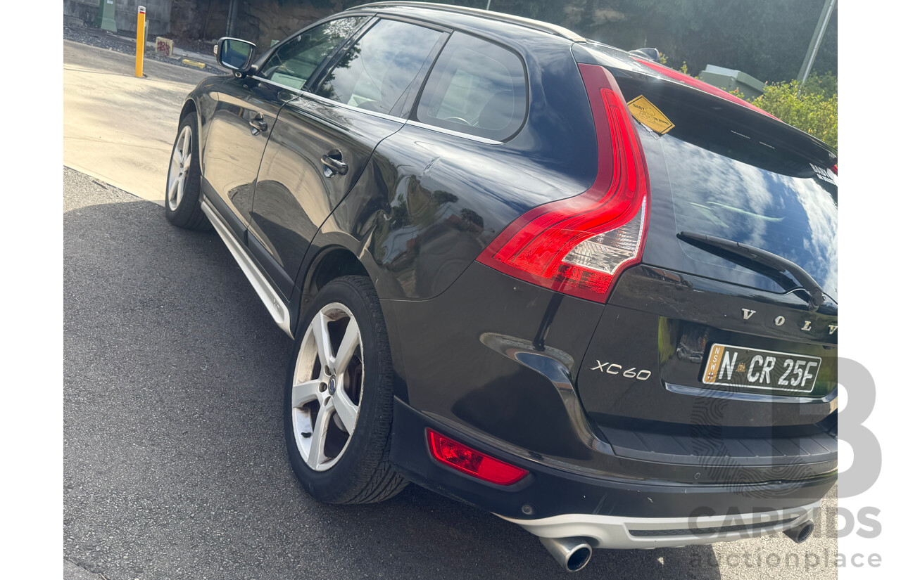 1/2014 Volvo XC60 D5 R-Design (AWD) DZ MY14 4d Wagon Black Turbo Diesel 2.4L