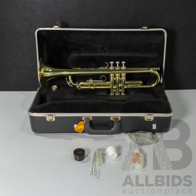 Besson Hard Shell Instrument Case with Trumpet
