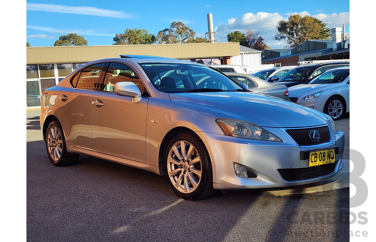 11/2007 Lexus Is250 GSE20R 4d Sedan Silver 2.5L