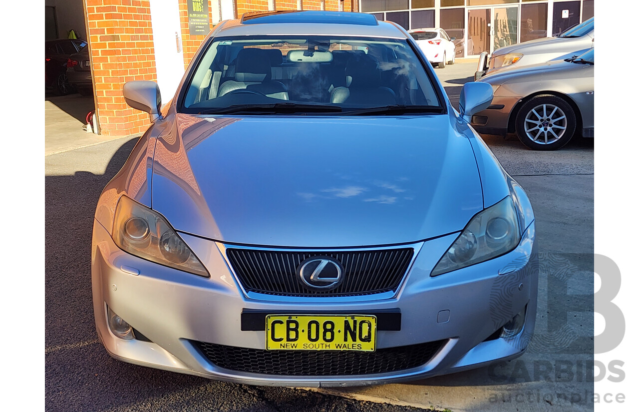 11/2007 Lexus Is250 GSE20R 4d Sedan Silver 2.5L