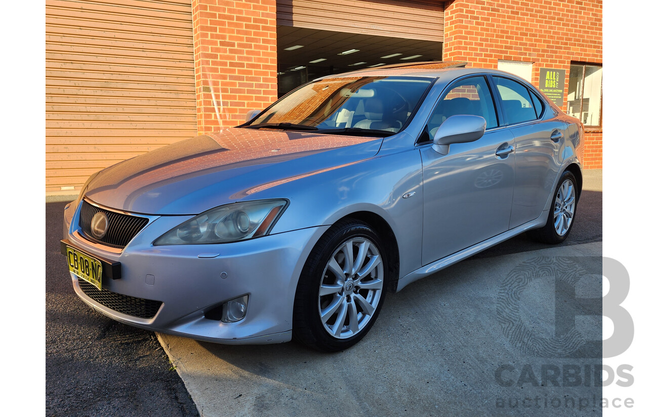 11/2007 Lexus Is250 GSE20R 4d Sedan Silver 2.5L