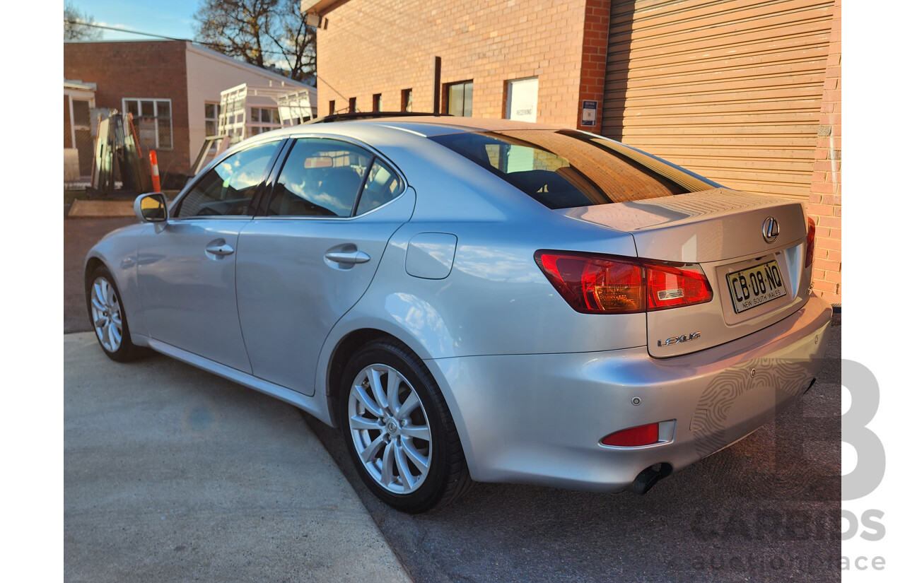 11/2007 Lexus Is250 GSE20R 4d Sedan Silver 2.5L