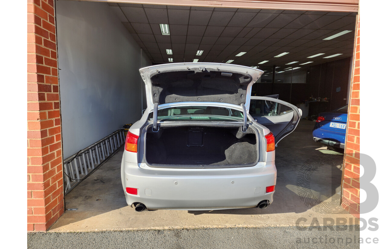 11/2007 Lexus Is250 GSE20R 4d Sedan Silver 2.5L