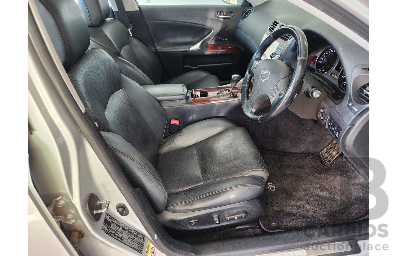 11/2007 Lexus Is250 GSE20R 4d Sedan Silver 2.5L