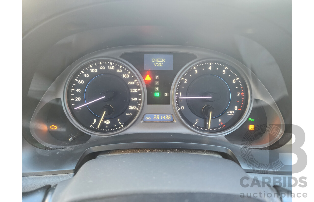 11/2007 Lexus Is250 GSE20R 4d Sedan Silver 2.5L