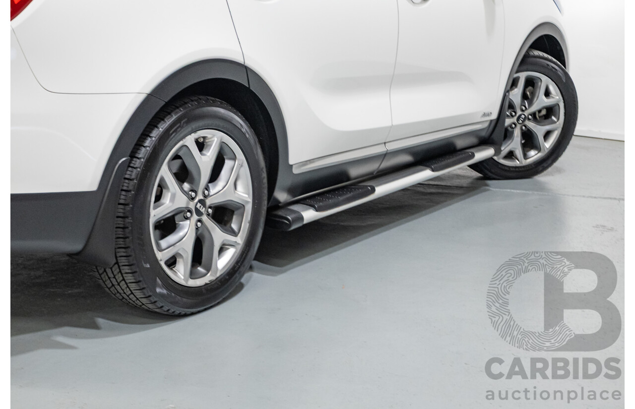 6/2016 Kia Sorento Platinum (AWD) UM MY16 4d Wagon Clear White Turbo Diesel 2.2L
