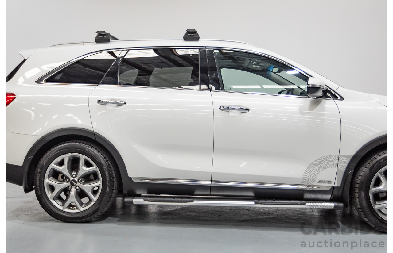 6/2016 Kia Sorento Platinum (AWD) UM MY16 4d Wagon Clear White Turbo Diesel 2.2L