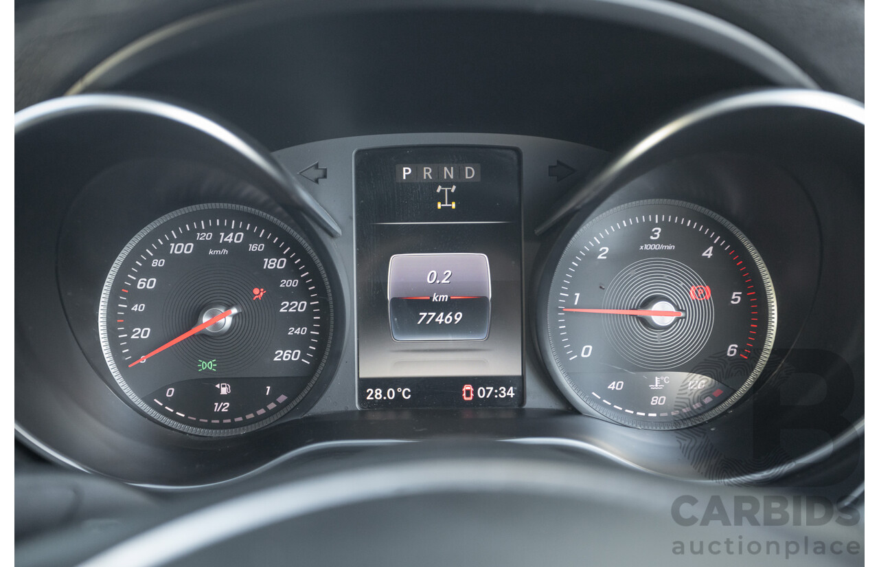 6/2018 Mercedes-Benz X 250d Progressive 4MATIC (4WD) 470 Dual Cab P/Up Kabara Black Metallic Twin Turbo Diesel 2.3L