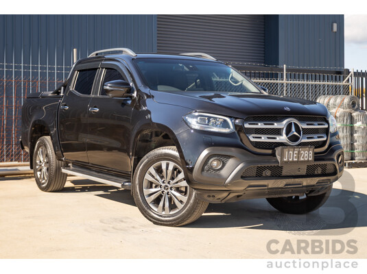 6/2018 Mercedes-Benz X 250d Progressive 4MATIC (4WD) 470 Dual Cab P/Up Kabara Black Metallic Twin Turbo Diesel 2.3L