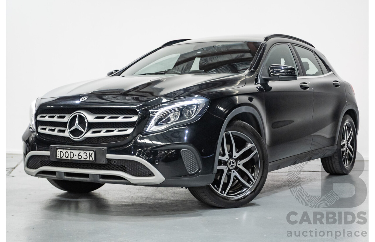 7/2017 Mercedes-Benz GLA 180 X156 MY17.5 4d Wagon Cosmos Black Metallic Turbo 1.6L