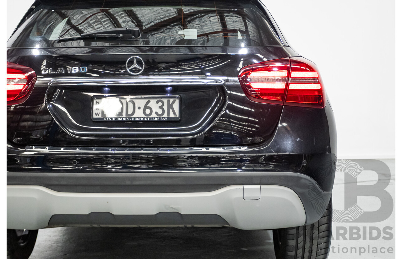 7/2017 Mercedes-Benz GLA 180 X156 MY17.5 4d Wagon Cosmos Black Metallic Turbo 1.6L