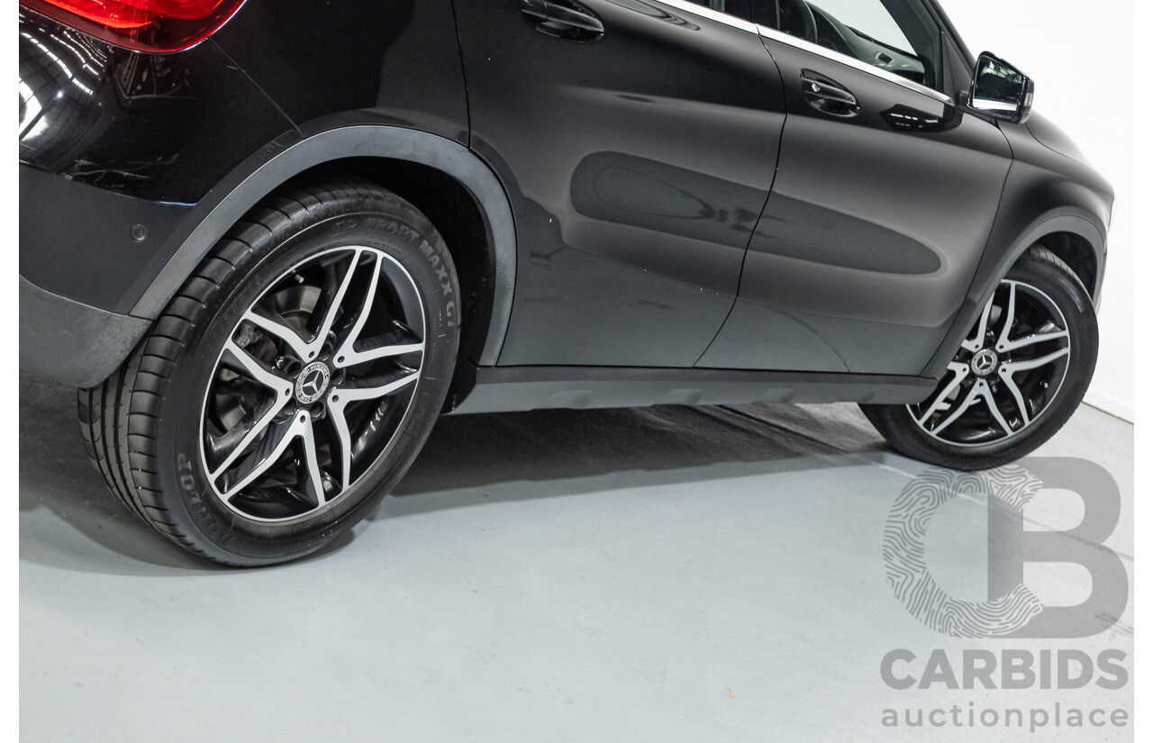 7/2017 Mercedes-Benz GLA 180 X156 MY17.5 4d Wagon Cosmos Black Metallic Turbo 1.6L