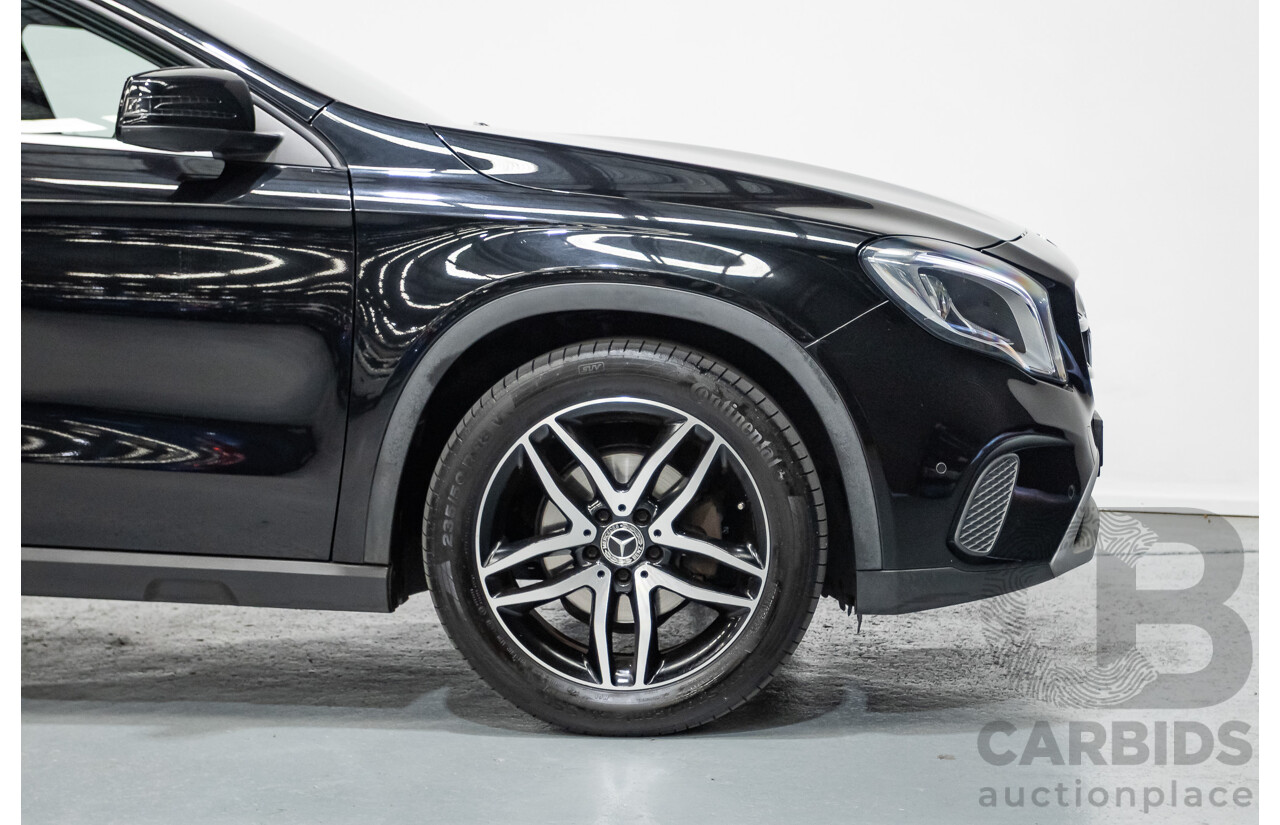 7/2017 Mercedes-Benz GLA 180 X156 MY17.5 4d Wagon Cosmos Black Metallic Turbo 1.6L