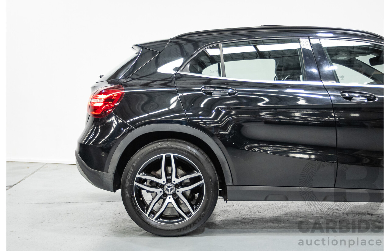 7/2017 Mercedes-Benz GLA 180 X156 MY17.5 4d Wagon Cosmos Black Metallic Turbo 1.6L
