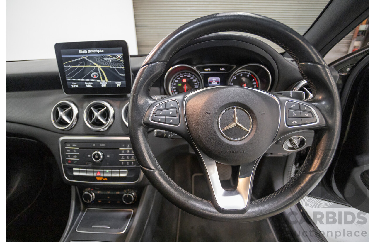 7/2017 Mercedes-Benz GLA 180 X156 MY17.5 4d Wagon Cosmos Black Metallic Turbo 1.6L