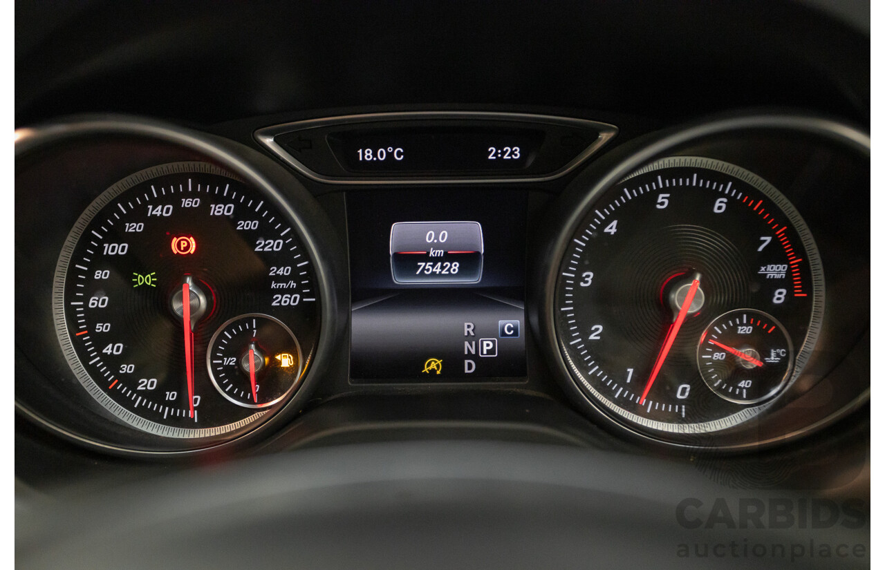 7/2017 Mercedes-Benz GLA 180 X156 MY17.5 4d Wagon Cosmos Black Metallic Turbo 1.6L