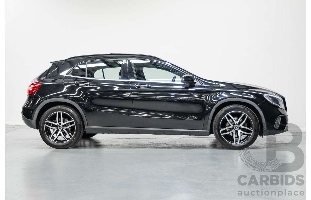 7/2017 Mercedes-Benz GLA 180 X156 MY17.5 4d Wagon Cosmos Black Metallic Turbo 1.6L