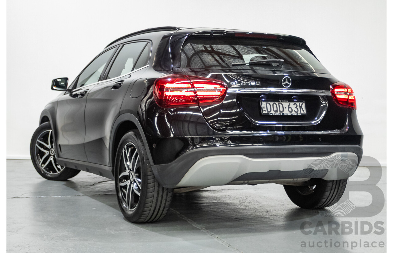 7/2017 Mercedes-Benz GLA 180 X156 MY17.5 4d Wagon Cosmos Black Metallic Turbo 1.6L