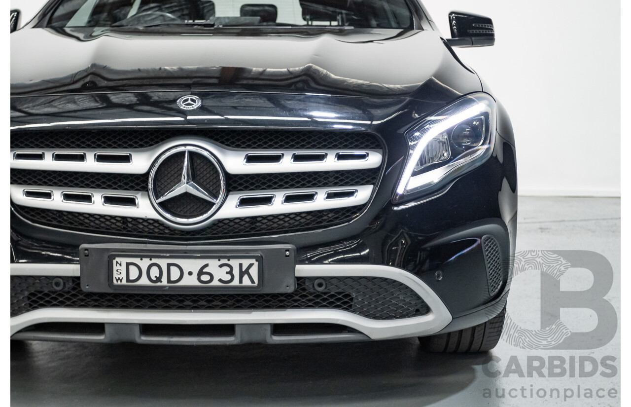 7/2017 Mercedes-Benz GLA 180 X156 MY17.5 4d Wagon Cosmos Black Metallic Turbo 1.6L