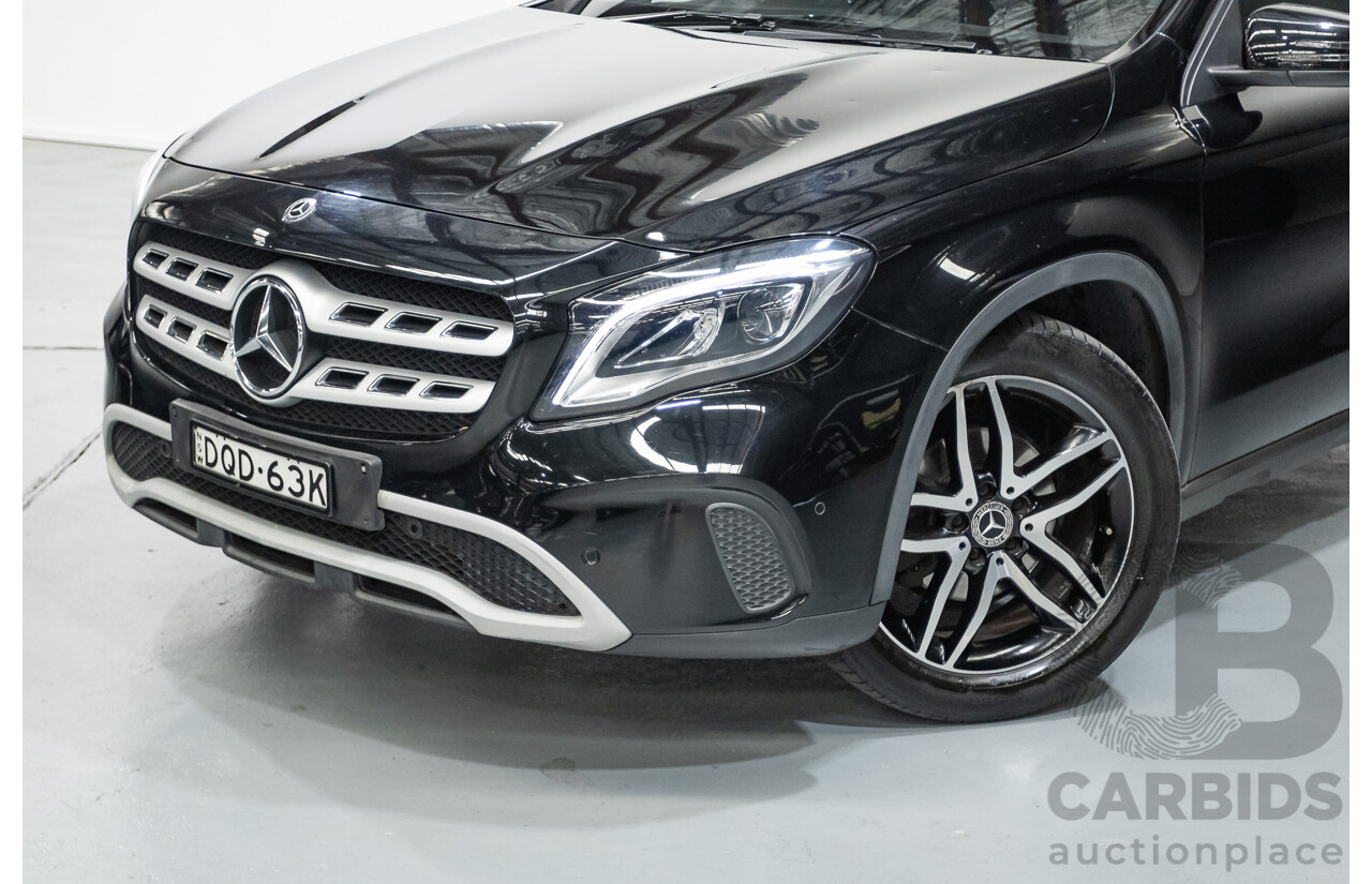 7/2017 Mercedes-Benz GLA 180 X156 MY17.5 4d Wagon Cosmos Black Metallic Turbo 1.6L