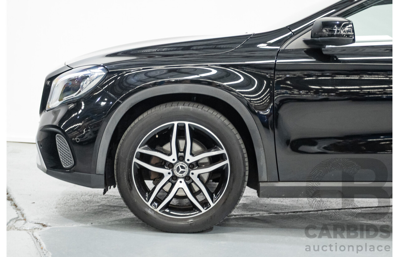 7/2017 Mercedes-Benz GLA 180 X156 MY17.5 4d Wagon Cosmos Black Metallic Turbo 1.6L