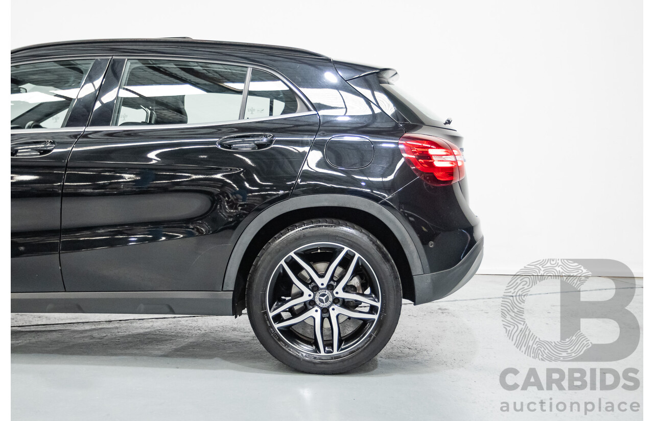 7/2017 Mercedes-Benz GLA 180 X156 MY17.5 4d Wagon Cosmos Black Metallic Turbo 1.6L