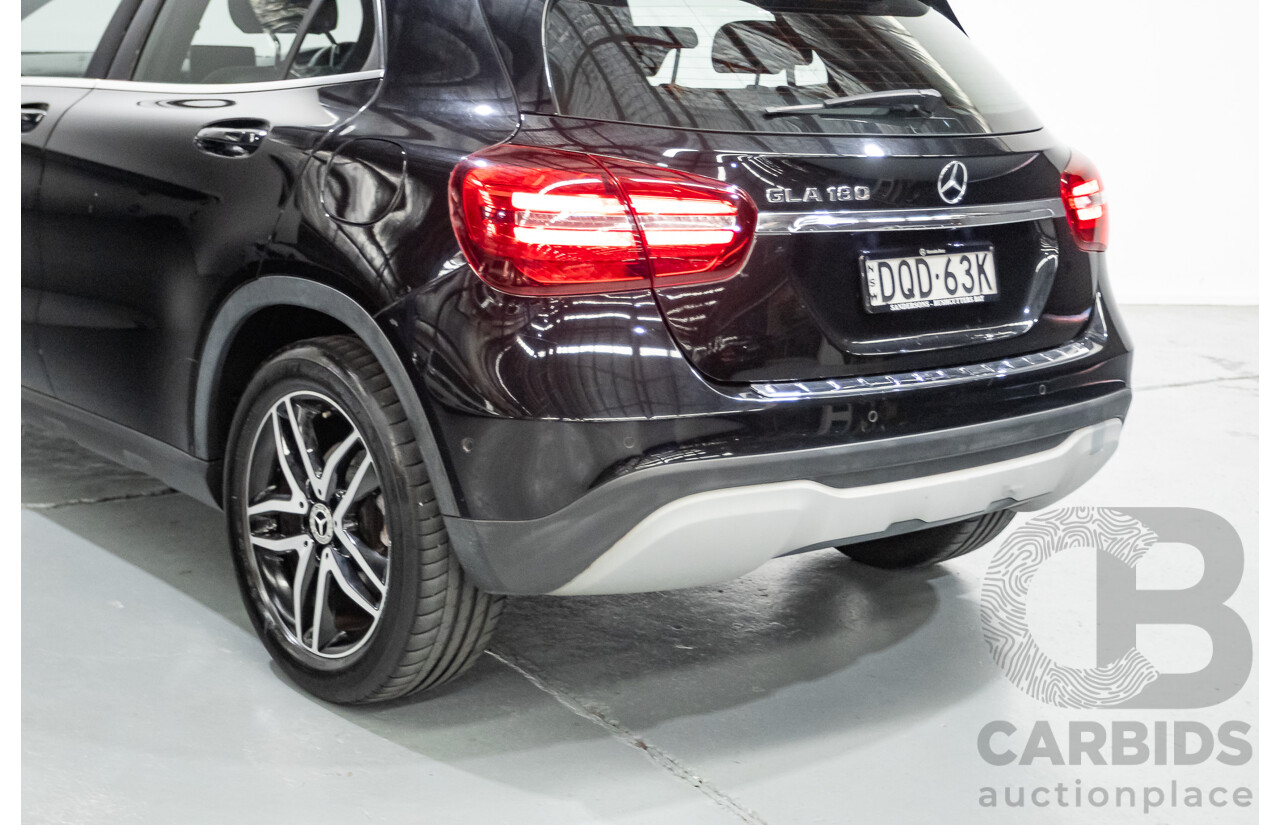 7/2017 Mercedes-Benz GLA 180 X156 MY17.5 4d Wagon Cosmos Black Metallic Turbo 1.6L