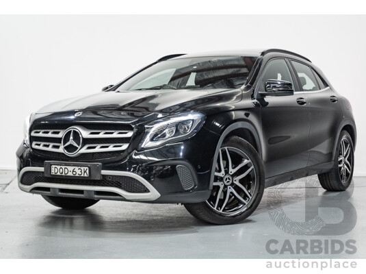 7/2017 Mercedes-Benz GLA 180 X156 MY17.5 4d Wagon Cosmos Black Metallic Turbo 1.6L
