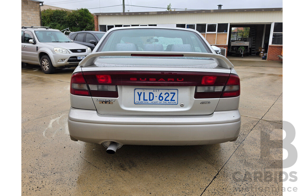 7/2000 Subaru Liberty RX MY00 4d Sedan Silver 2.5L