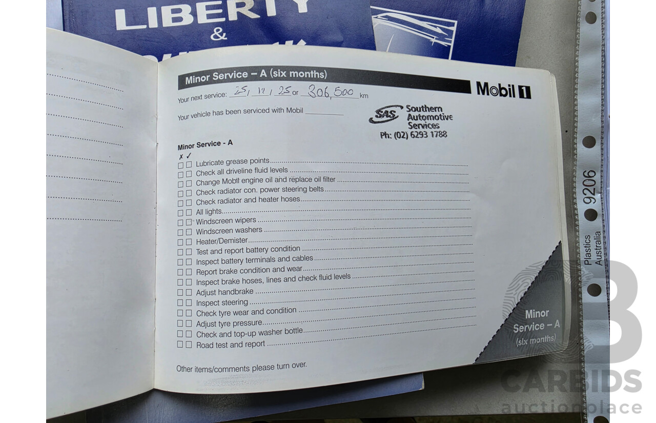 7/2000 Subaru Liberty RX MY00 4d Sedan Silver 2.5L