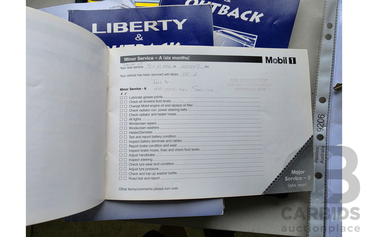 7/2000 Subaru Liberty RX MY00 4d Sedan Silver 2.5L