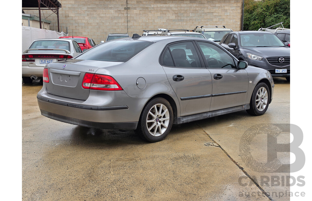 02/2005 Saab 9-3 ARC 2.0T MY04 4D Sedan Grey 2.0L