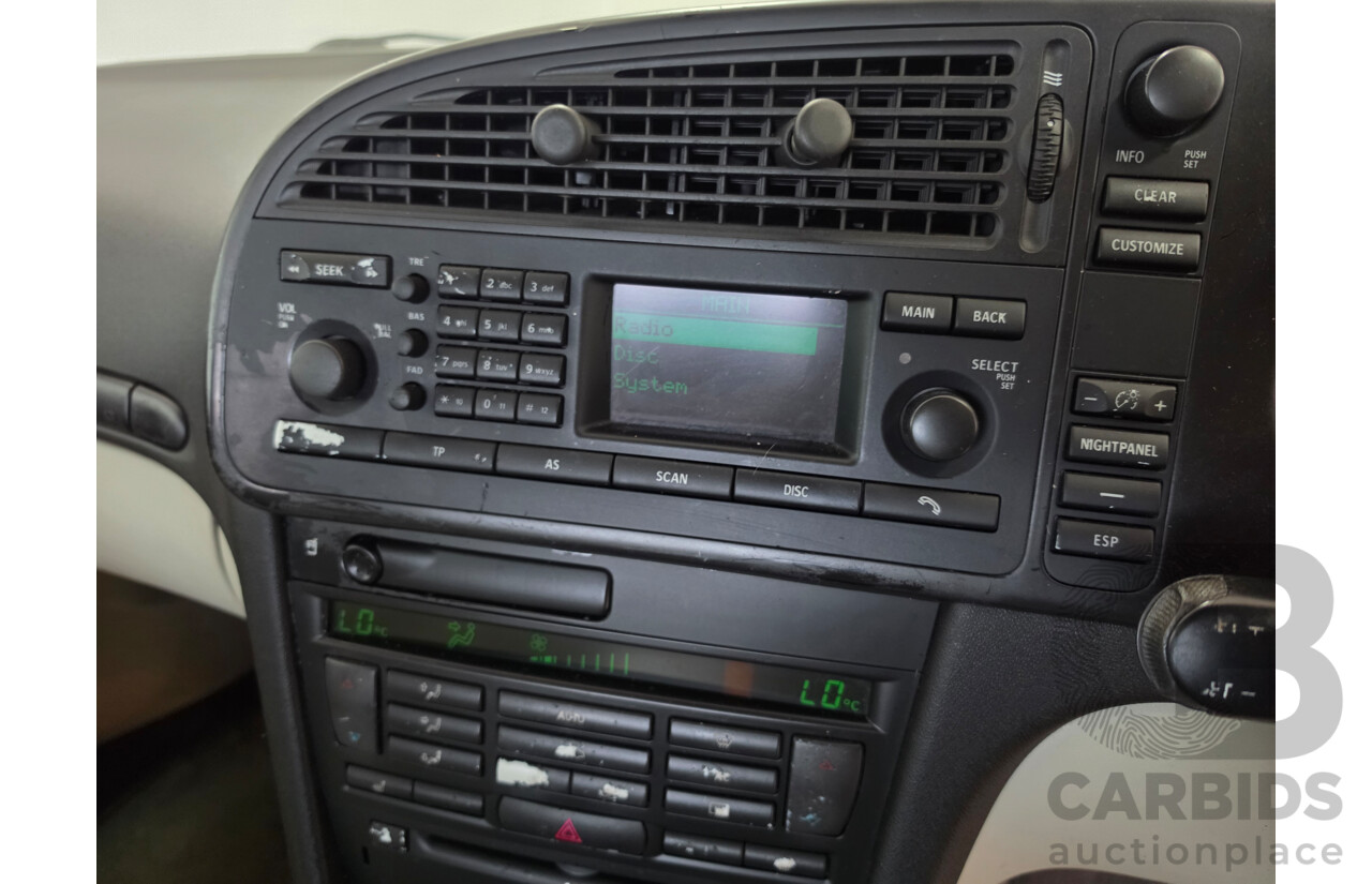 02/2005 Saab 9-3 ARC 2.0T MY04 4D Sedan Grey 2.0L