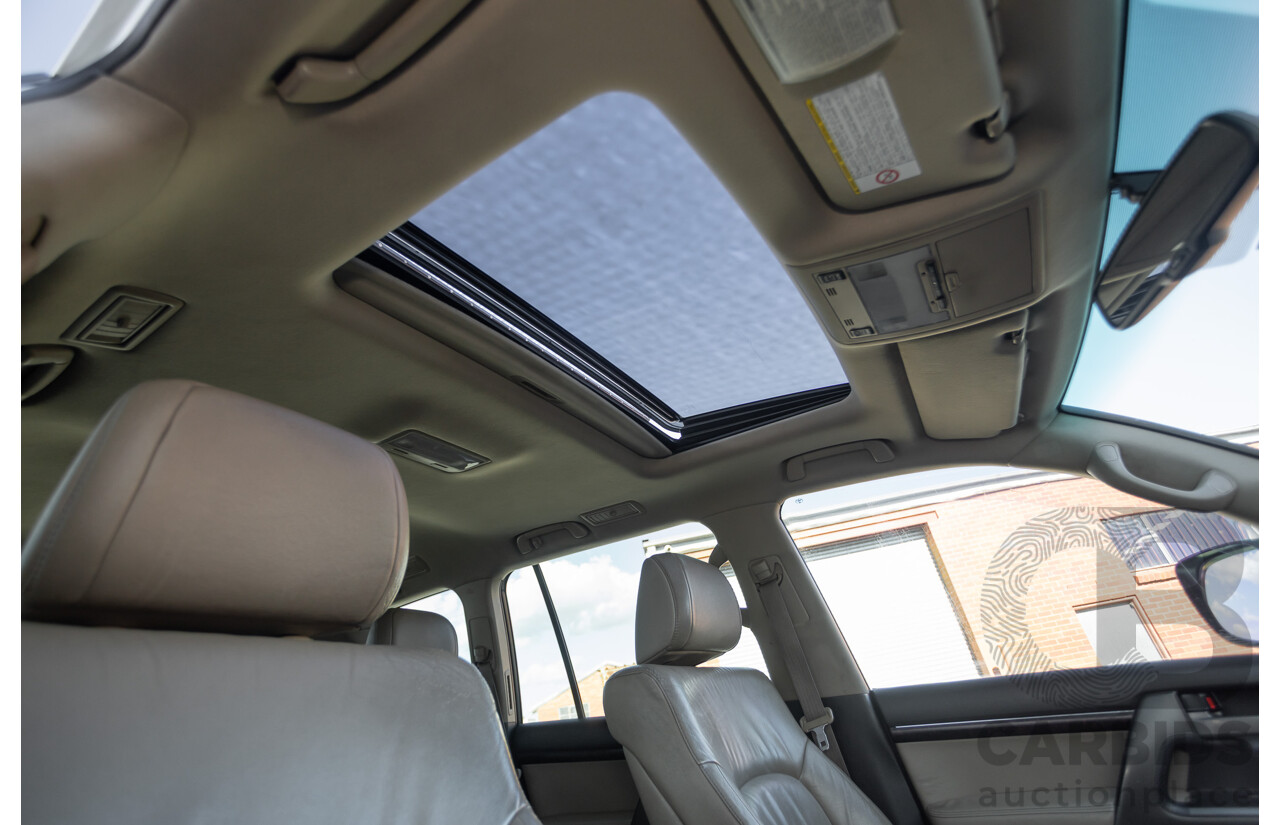 4/2008 Toyota Landcruiser Sahara (4x4) VDJ200R 4D Wagon Blizzard White Twin Turbo Diesel V8 4.5L