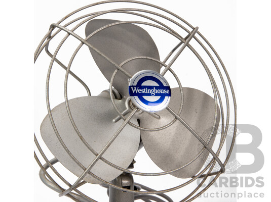 Vintage Cast Iron Westinghouse Desk Fan